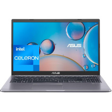 لابتوب فيفوبوك 15 انتل سيليرون N4020 1.1 جيجاهرتز وذاكرة رام 4 جيجا وSSD 256 جيجا ونظام تشغيل ويندوز 11 هوم، شاشة 15.6 FHD وبطاقة رسومات انتل UHD 600 من اسوس، لون رمادي، موديل (X515M-BR001W)