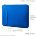 غلاف حماية لابتوب قابل للعكس من HP - أسود وأزرق V5C27AA-Laptop Sleeve